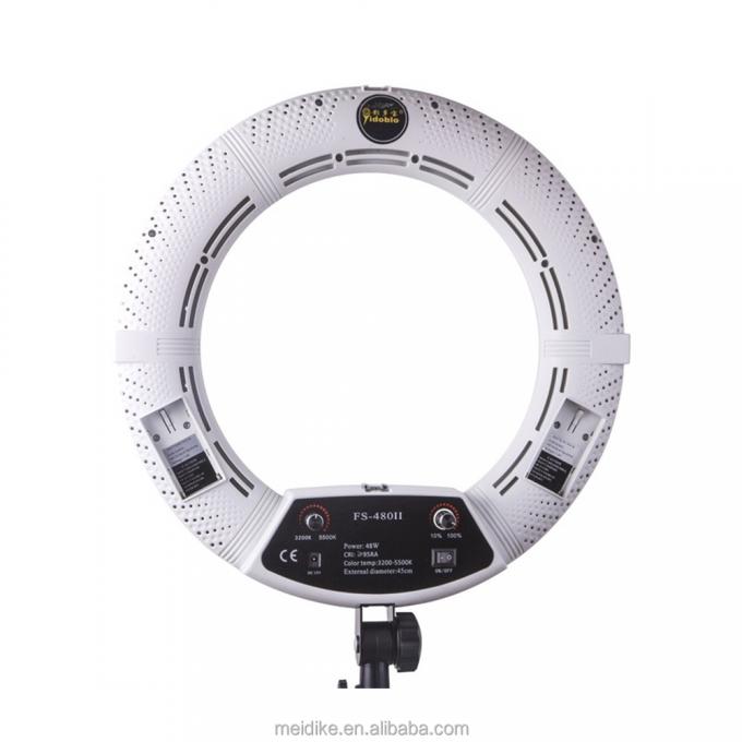 এফডি-৪৮০আইআই ফটোগ্রাফি সেলফি রিং ভর্তি আলো ভ্লগিং ভিডিও রিংলাইট ইউটিউব সেট মিরর সহ 0