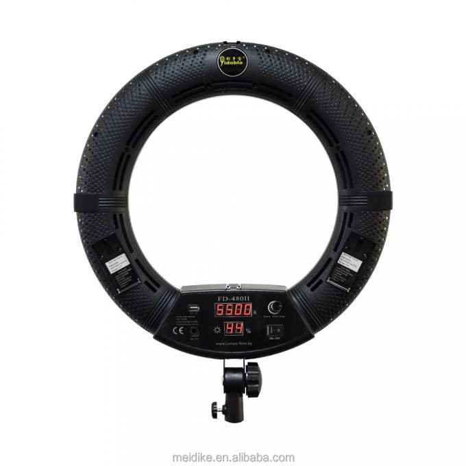 এফডি-৪৮০আইআই ফটোগ্রাফি সেলফি রিং ভর্তি আলো ভ্লগিং ভিডিও রিংলাইট ইউটিউব সেট মিরর সহ 1